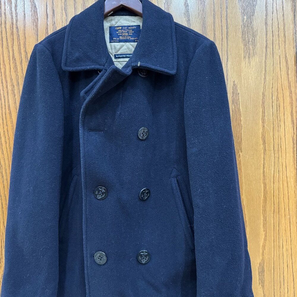J Crew Navy Blue Bayswater Peacoat